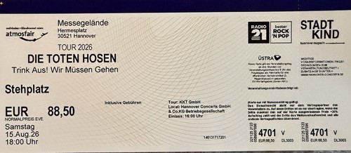 Die toten hosen trink - „trink, aus