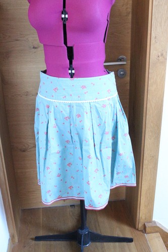 Distler trachtenrock rock blau - rock,
