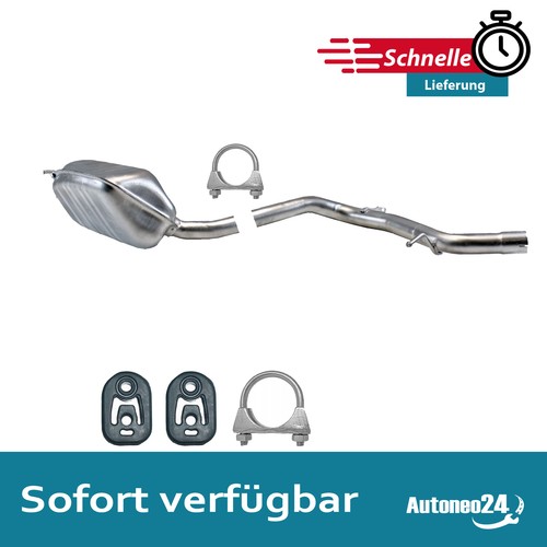 Endschalldämpfer rechts für - endschalldÄmpfer,