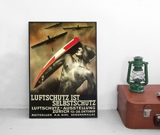 Poster luftschutz schweiz - luftschutz,