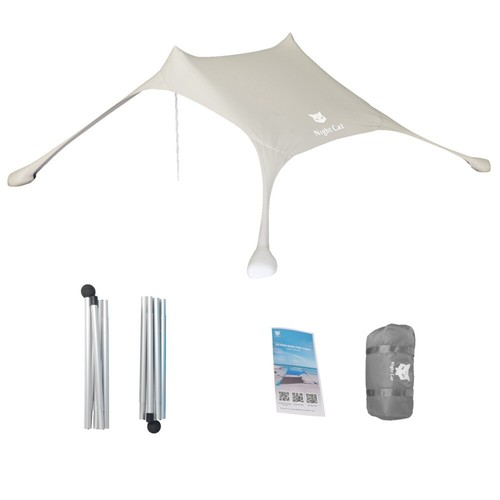Strandmuschel mit sandbeutel - strandmuschel,