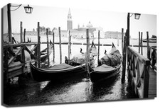 Schwarz und weiß venedig - und,