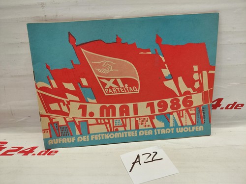 Ddr mai 1986 - 1.mai, aufruf