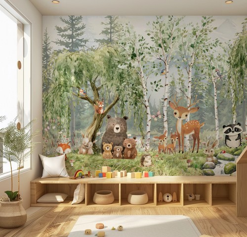 Fototapete kinderzimmer wald - kinderzimmer,