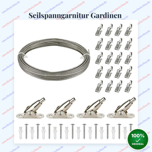 Vorhang seilspannset 10m - vorhang,