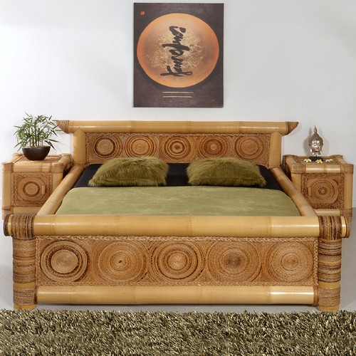 Bambusbett 180x220 rizal - 180x220,