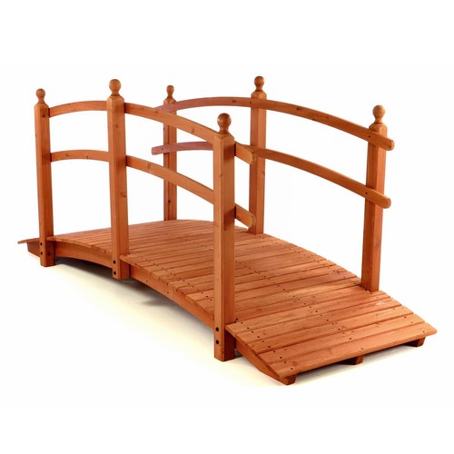 Rustikale massive holzbrücke - rustikale,
