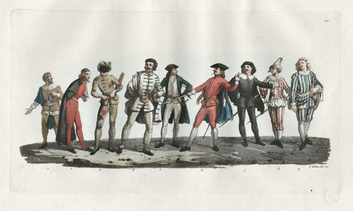 Commedia dell arte - dell'arte, masks