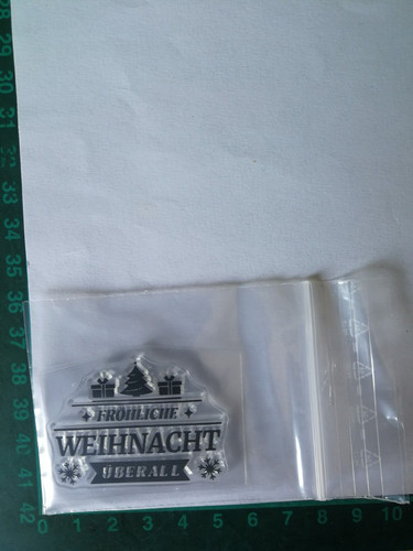Clearstamps fröhliche - clearstamps, "fröhliche