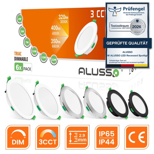 6er led panel einbaustrahler - 6er,