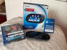 Sony PS Vita 3G Konsole OVP & 4 Top Spiele Bundle sehr guter Zustand mit AR-Karten PCH 1103