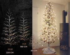 LED Weihnachtsbaum Christbaum Tannenbaum warmweiß Weihnachtsbeleuchtung 3 Größen