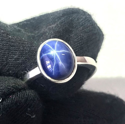 Schöner blauer stern saphir - schöner,