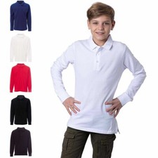 Jungen Poloshirt Langarm