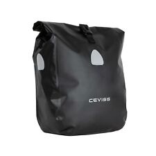 CEVISS Fahrradtasche Wasserdicht Klein Hinten Tragegurt Schwarz 19 Liter