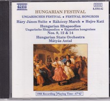 ANTAL - Hungarian Festival (Janos Suite, Rakoczy March u.a.) - Naxos CD 1988