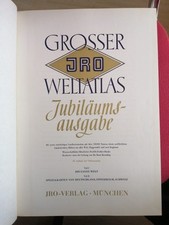 Grosser JRO Weltatlas – Jubiläumsausgabe 1954