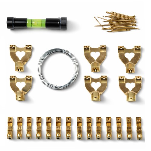 20er wandhaken set bilderhaken - set,