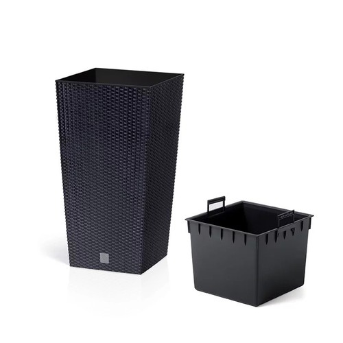 Blumentopf rattan optik - blumentopf,