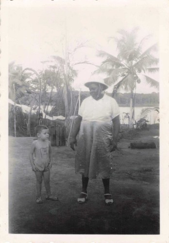 Altes foto 1950 - guyana, saint