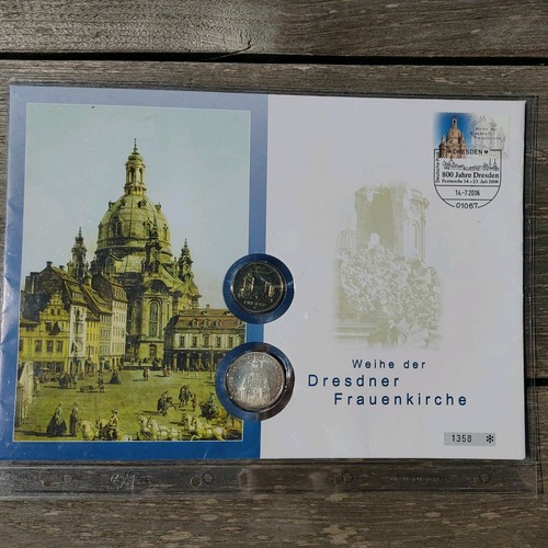 Numisblatt weihe frauenkirche - weihe,