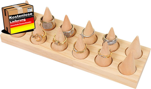 Holzringhalter set kegel - 12,