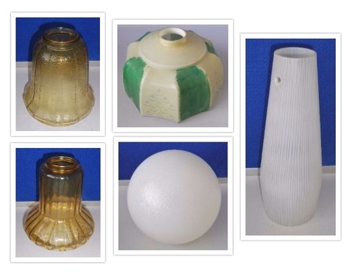 Alte lampenschirme glasschirme - alte,