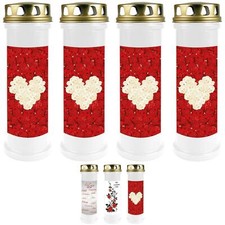 Grabkerze 4er Pack Grablicht -