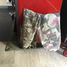 Doppelpack - Damenhosen, Jeans - Gr. S - camouflage  - Baumwollmischung