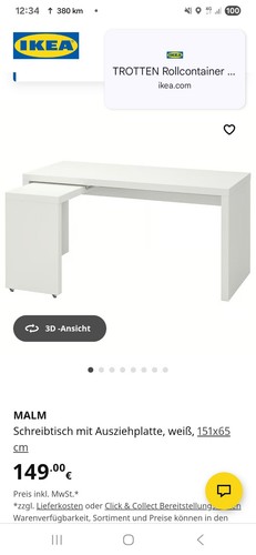 Ikea malm schreibtisch - ikea, mit