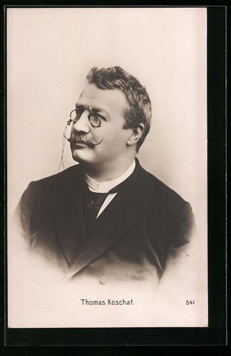 Ansichtskarte portrait thomas - ansichtskarte,