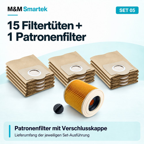 Staubsaugerbeutel filter - +/-,