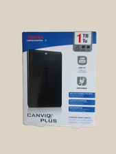 externe HDD Toshiba Canvio Plus | 1  TB | USB 3.0 | 2,5'' | 5.400 RPM | Schwarz