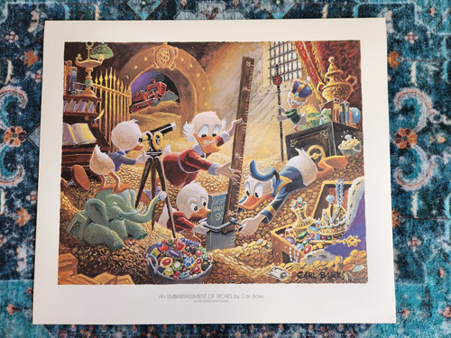Carl barks lithograph - carl,