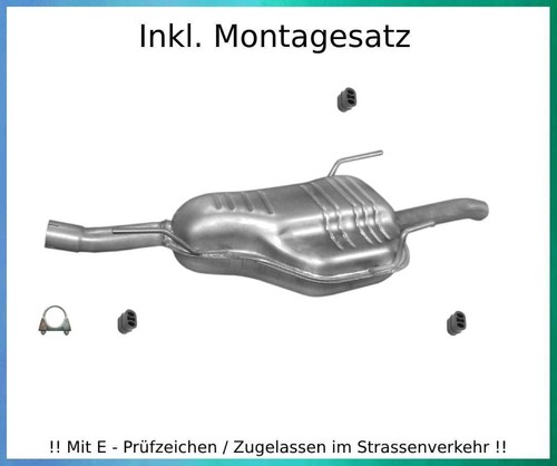Endschalldämpfer für opel - endschalldämpfer,