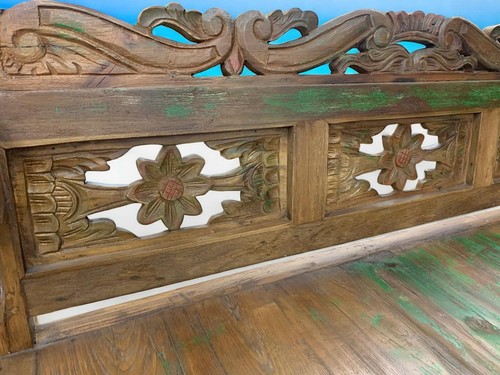 Gartenbank teak altholz - altholz, 150