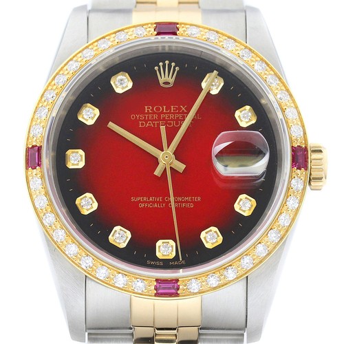 Rolex datejust 18k gelbgold - datejust, &