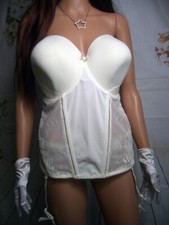 Superedle Satin Mieder Straps