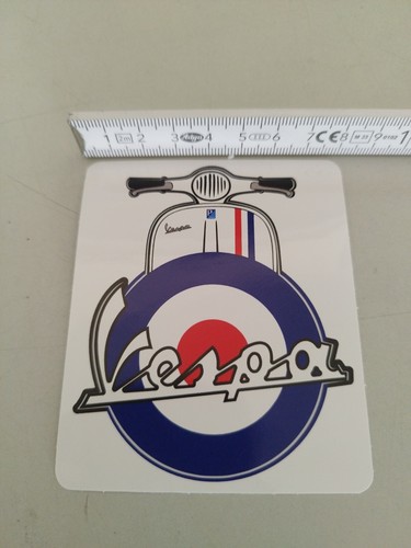 Vespa aufkleber mod target mit - vespa,