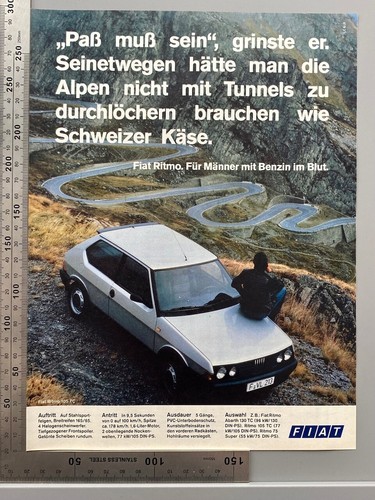 Fiat ritmo alpenpass oldtimer - fiat,
