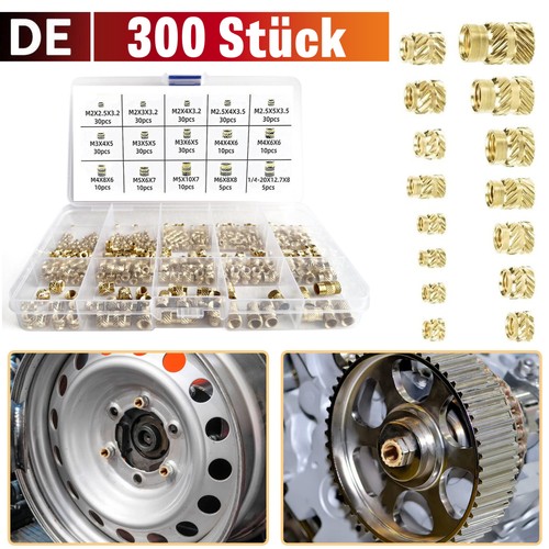 300 stk gewindeeinsatz 5 - 300, m2,5
