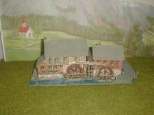 Modelleisenbahn HO, Hexenlochmühle mit 2 Mühlrädern, 32 x 14 x 12 cm  (H47