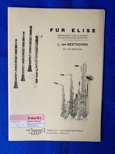 Noten klarinetten saxophon - /,