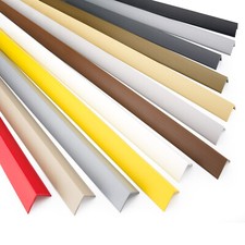 Quest Winkelprofil Selbstklebend 27x27mm PVC Kunststoff Gummi L Profil 70-200cm