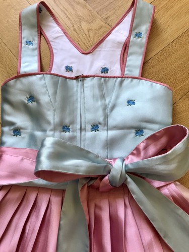 Designer dirndl hellblau rosa - designer,