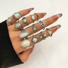 13 Stck. Silber Boho Stapel
