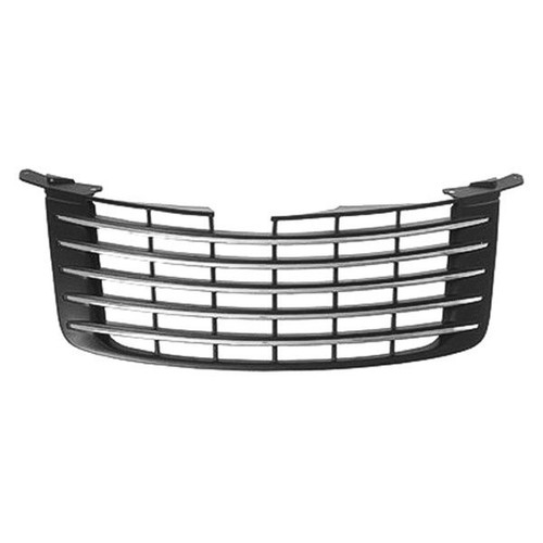 Kühlergrill mitte chrom - kühlergrill,