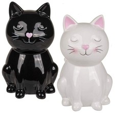 Keramik spardose katze - 2x,