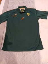 Südafrika Asics Rugby Poloshirt Springboks Herren Größe 3XL siehe Maße Bilder