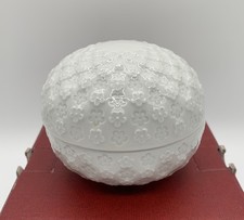 Meissen weiße Deckeldose